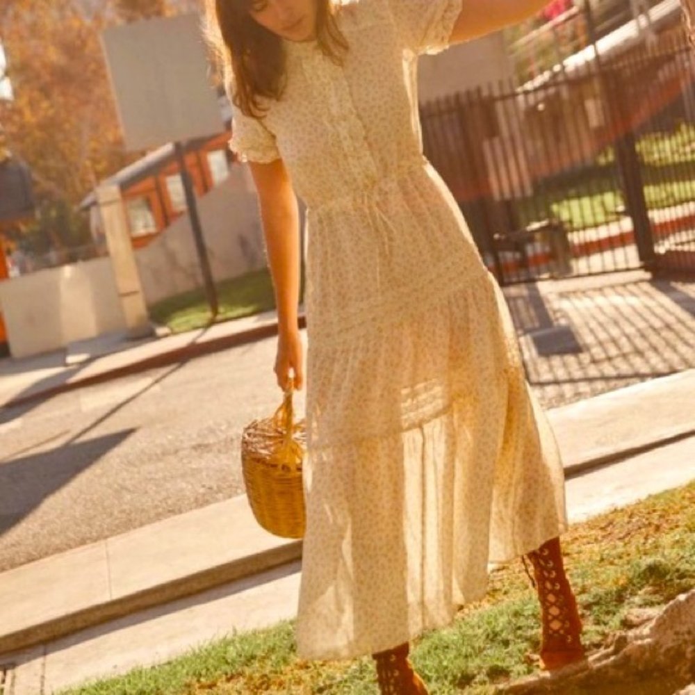 Christy Dawn Elle Dress Clementine XS